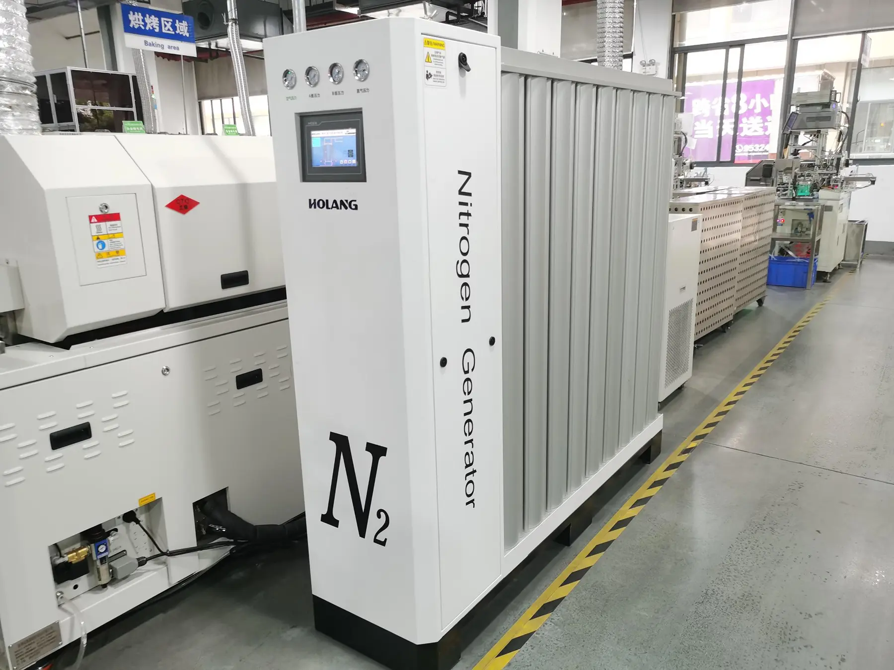 SMT回流焊氮气发生器：为什么必须选择99.99%纯度