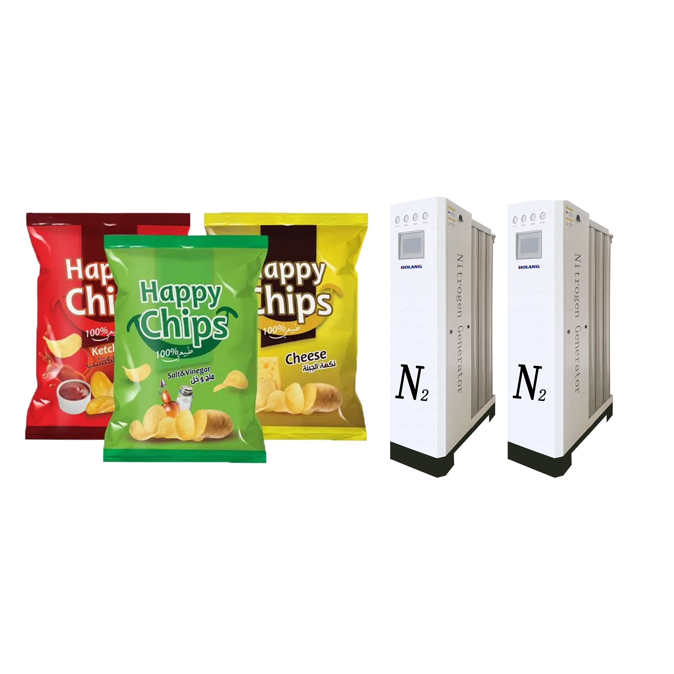 防潮抗压保鲜！薯片充气包装背后玄机揭秘